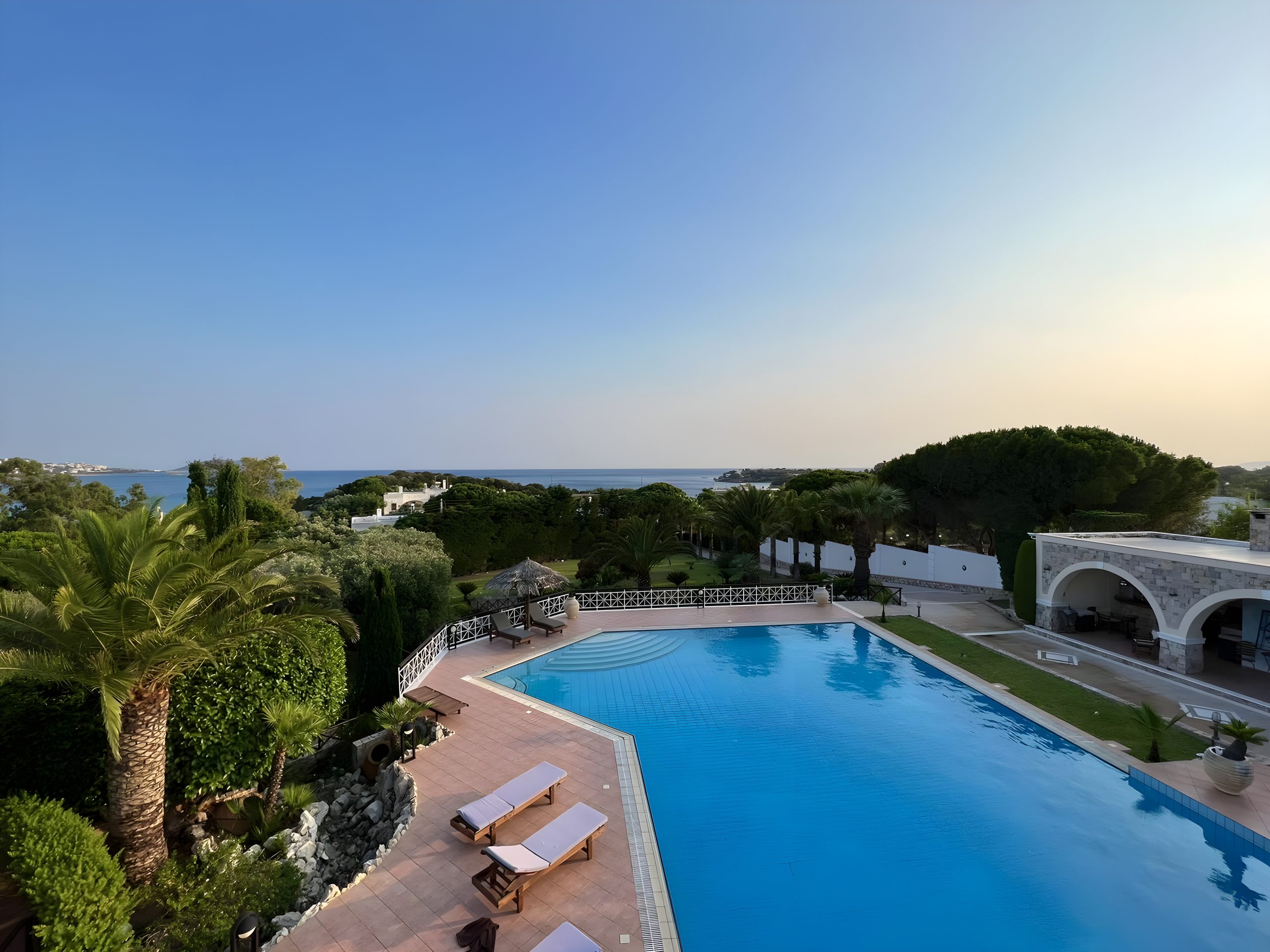 Swimming pool at Villa Sparta